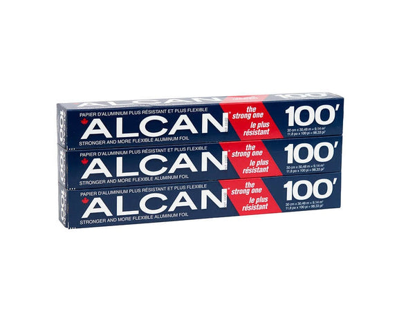 Alcan Aluminum Foil Wrap - 3-pack