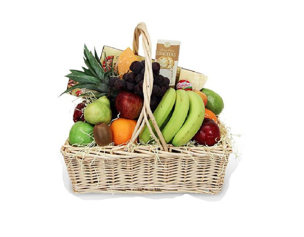 Fruit and Gourmet Sympathy Basket