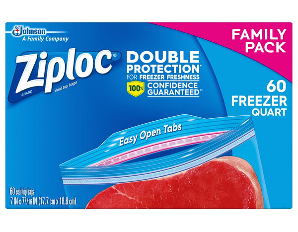 Ziploc Brand Medium Freezer Bags